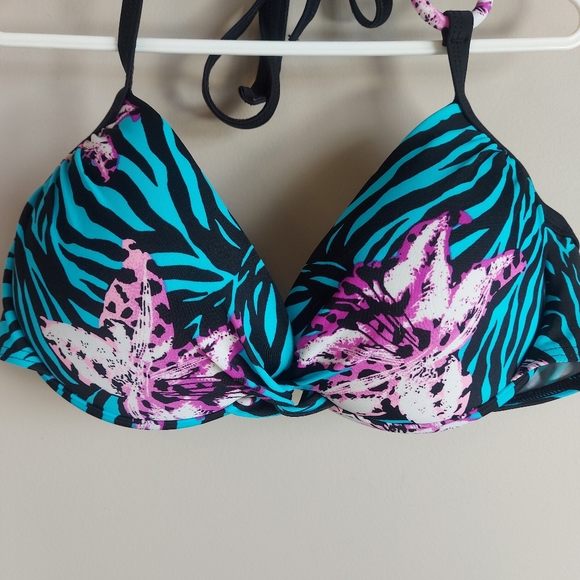 LA VIE EN ROSE AQUA ♡ Ladies Bikini - Picture 2 of 10